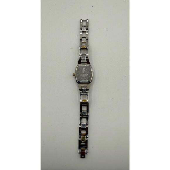 Fossil F2 Silver Tone Oval FaceCase Link Bracelet Band Watch Stainless Steel - Picture 2 of 10